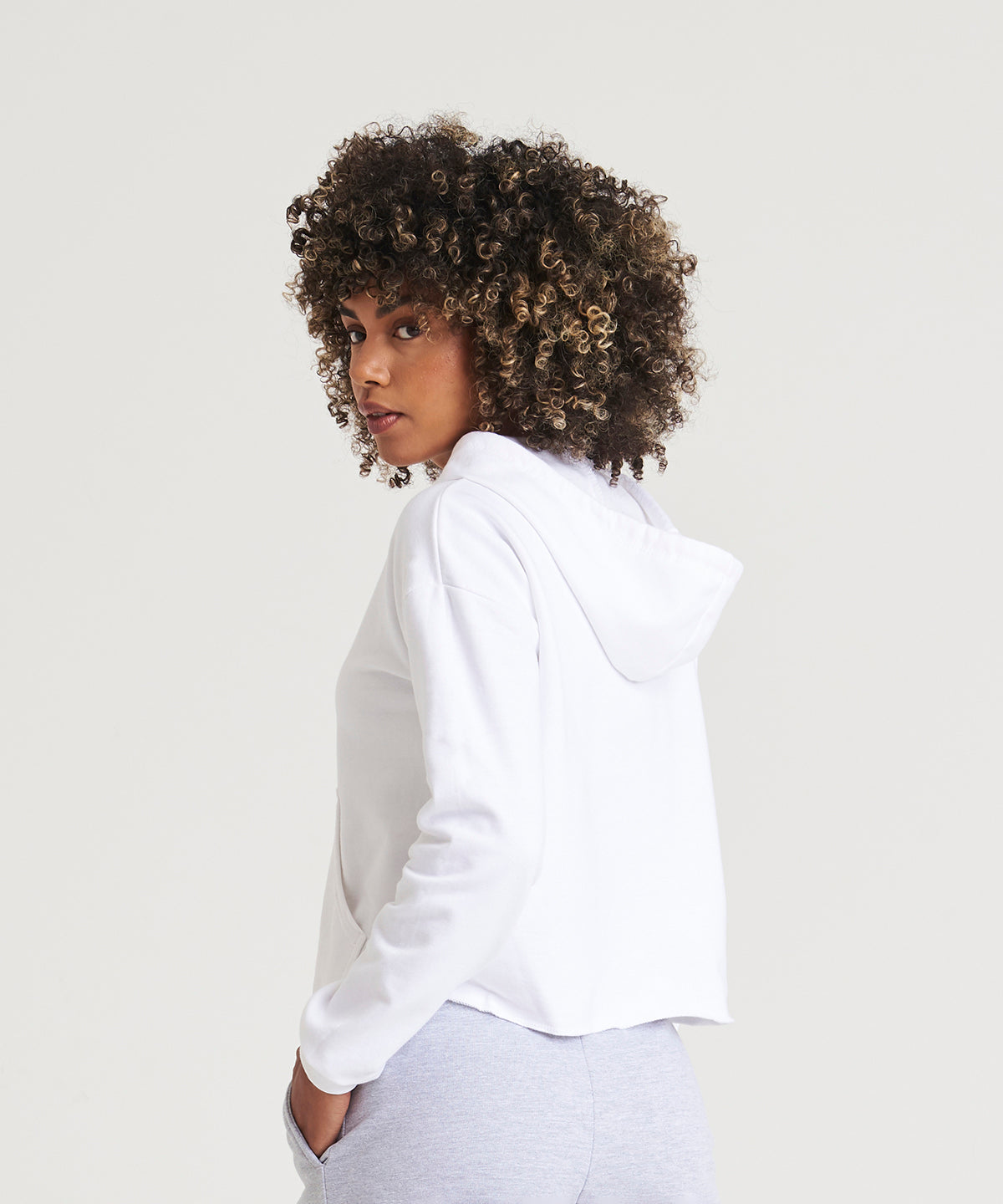 Women's cropped hoodie