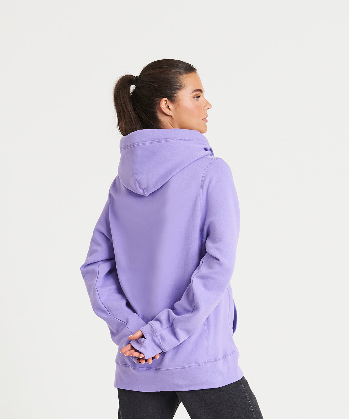 Cross neck hoodie
