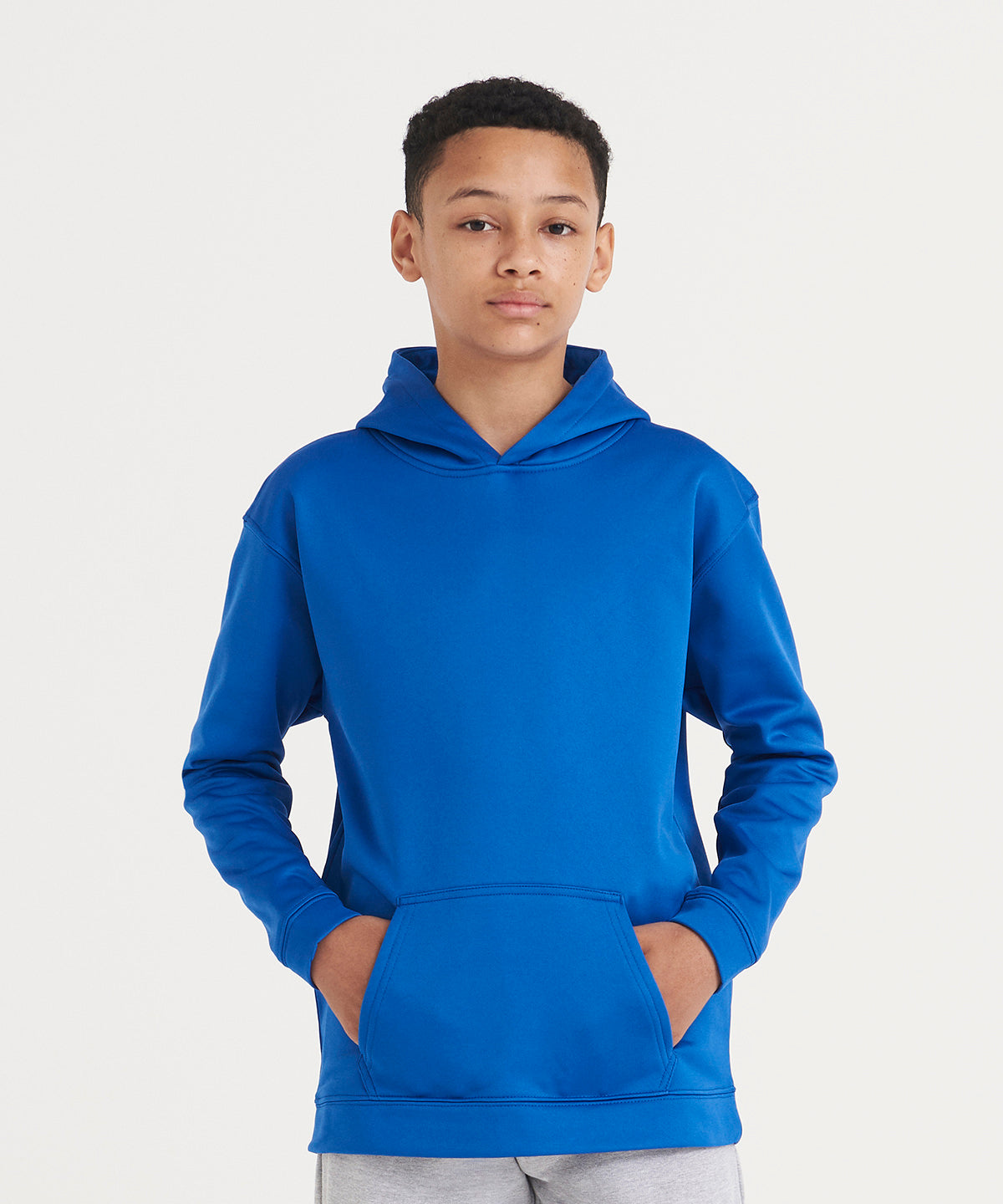 Kids sports polyester hoodie