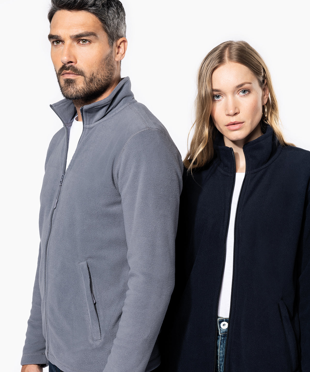 Full-zip microfleece jacket
