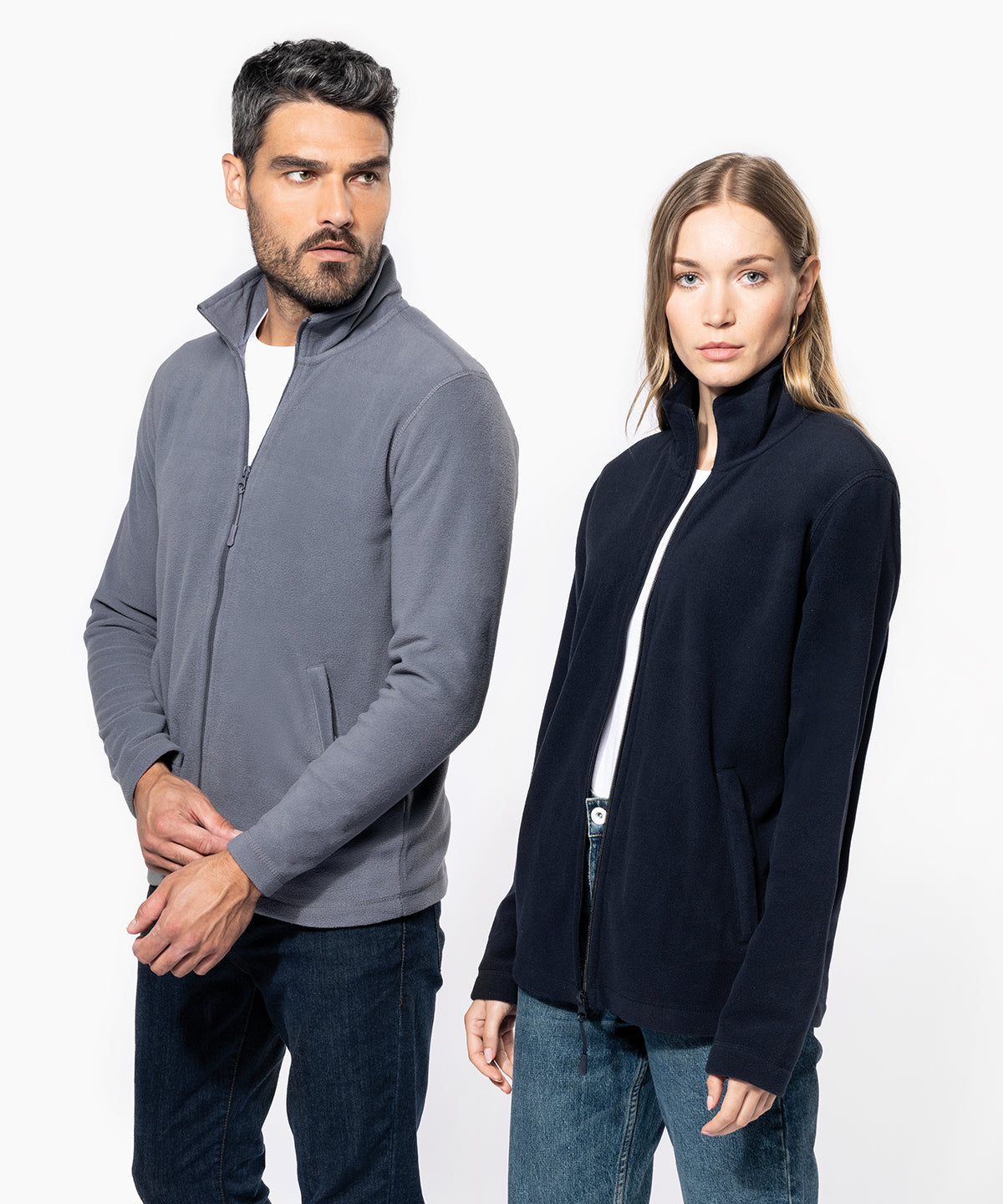 Full-zip microfleece jacket