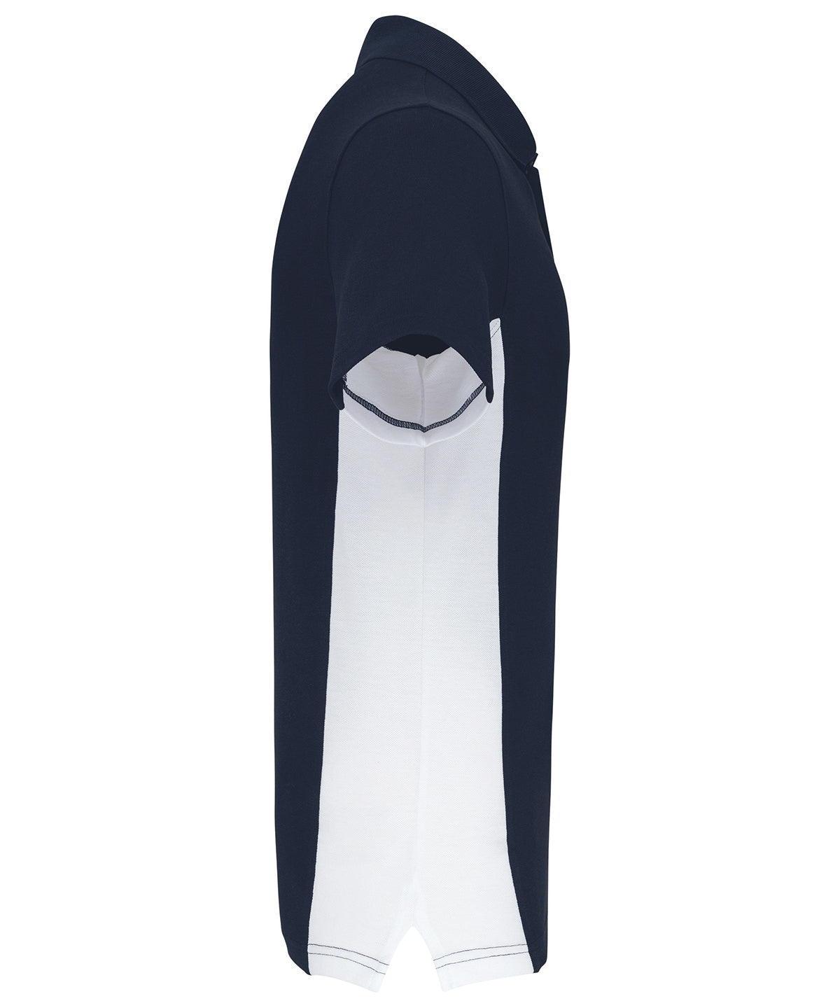 Flags short sleeve bi-colour polo shirt