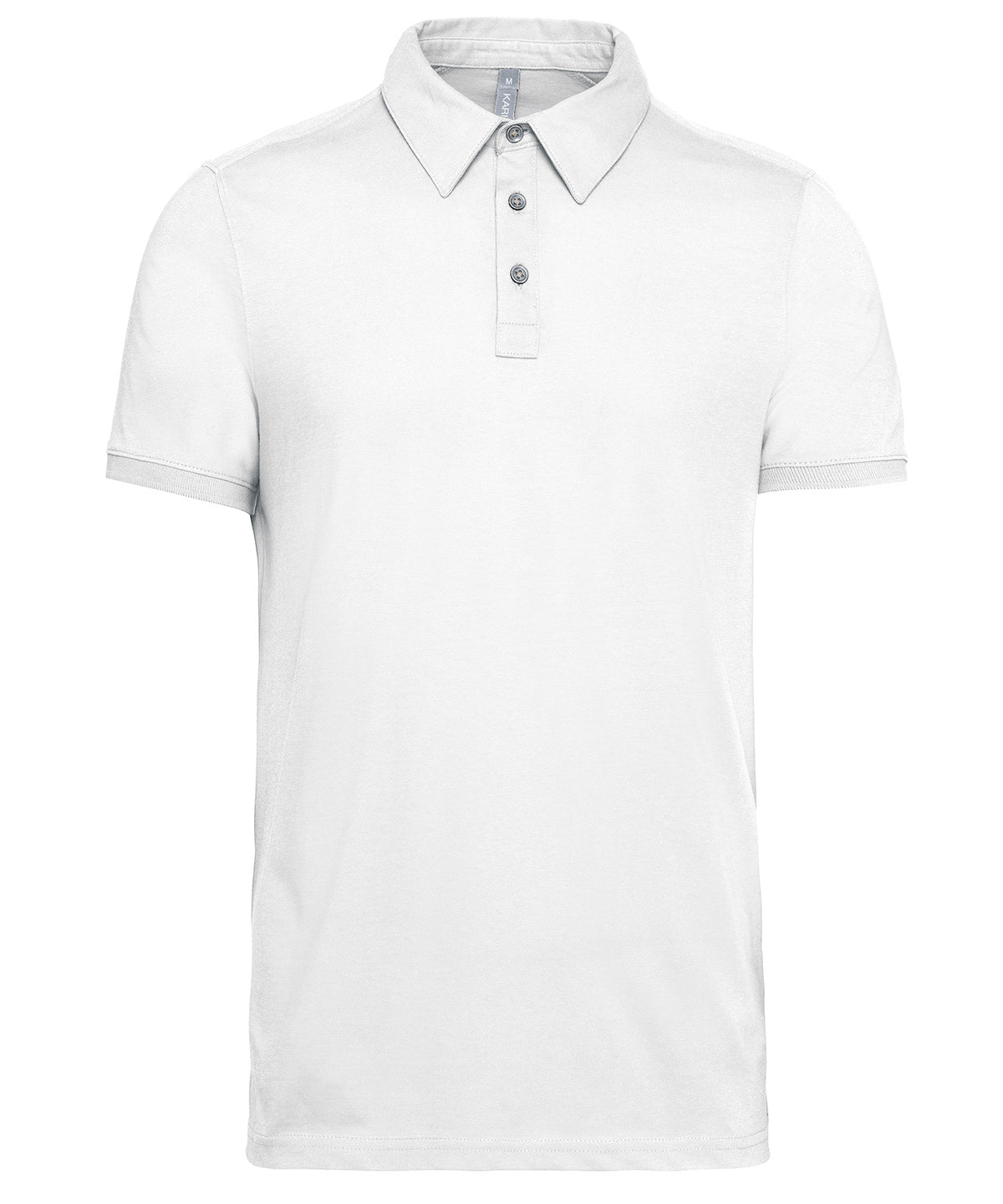 Jersey knit polo shirt
