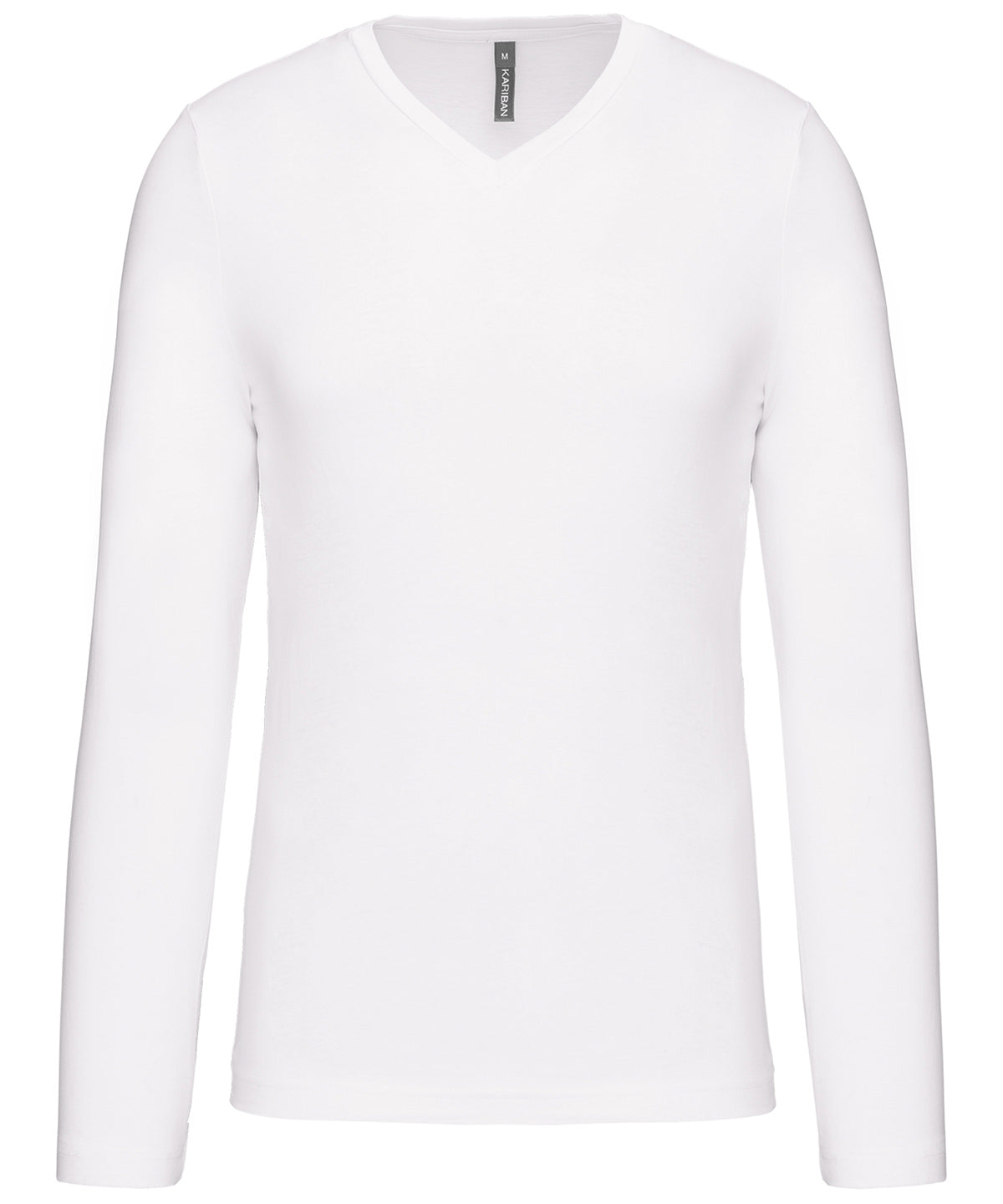 Men's long-sleeved V-neck T-shirt