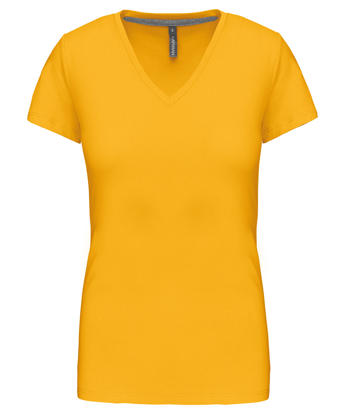 Ladies' short-sleeved V-neck T-shirt