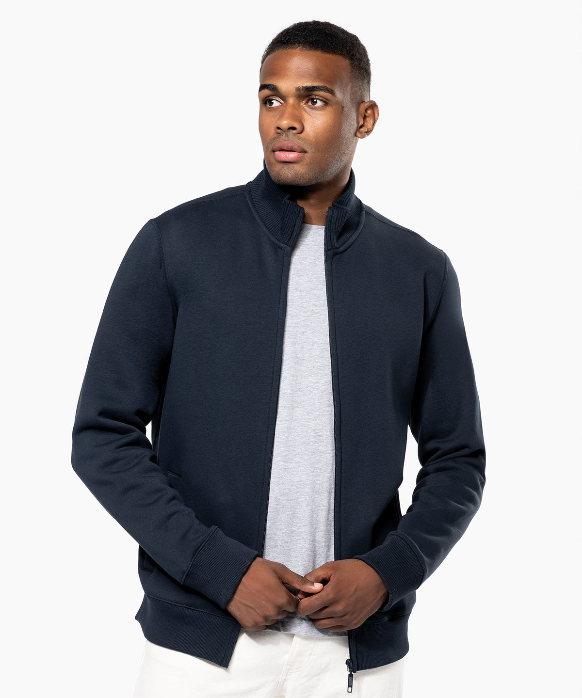Men's full zip sweat jacket