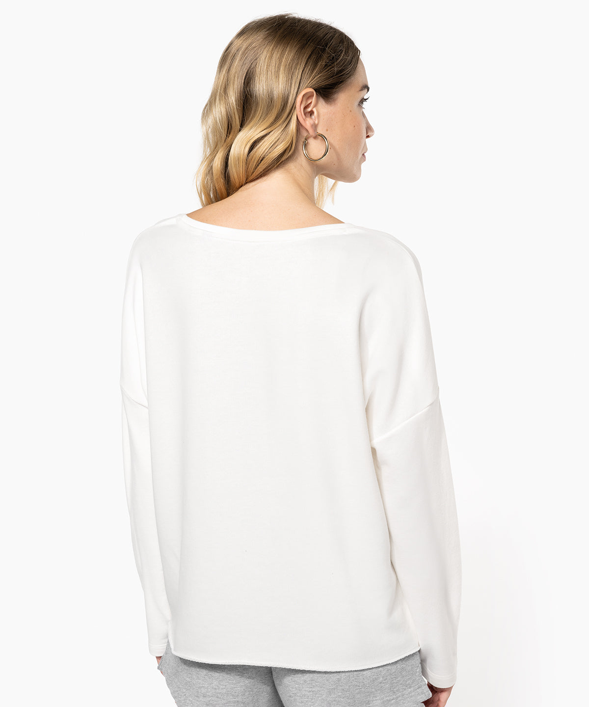 Ladies' oversized sweatshirt
