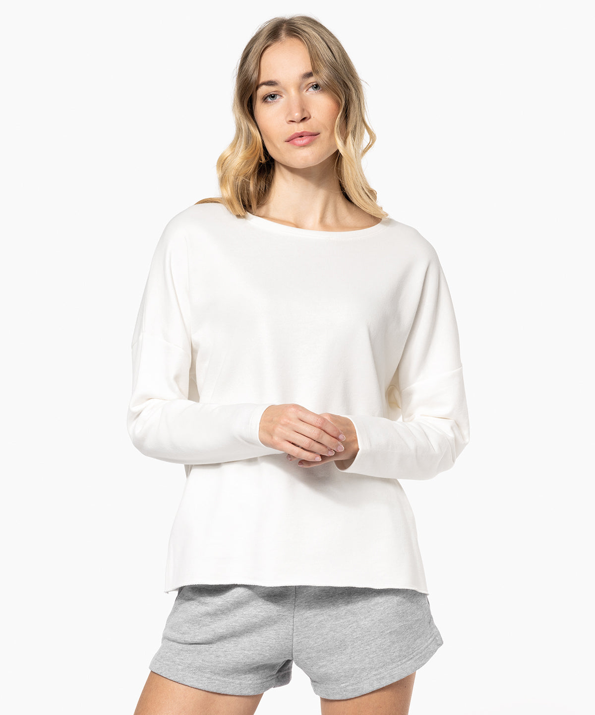 Ladies' oversized sweatshirt
