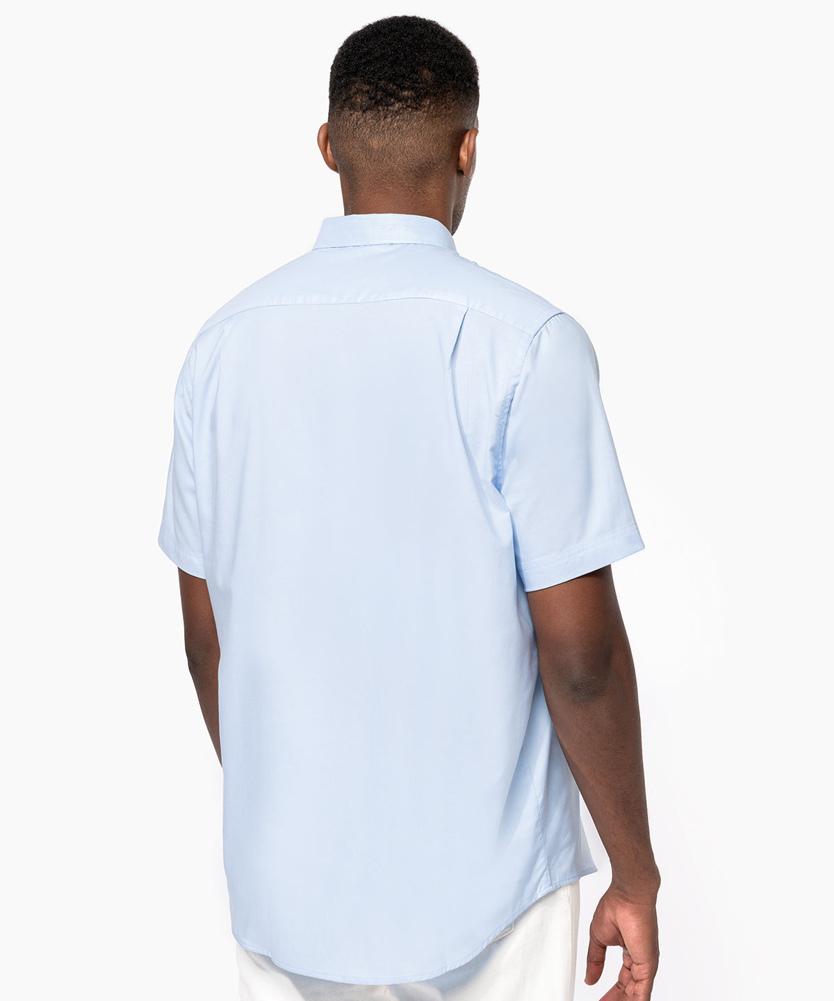 Men's short-sleeved Oxford shirt