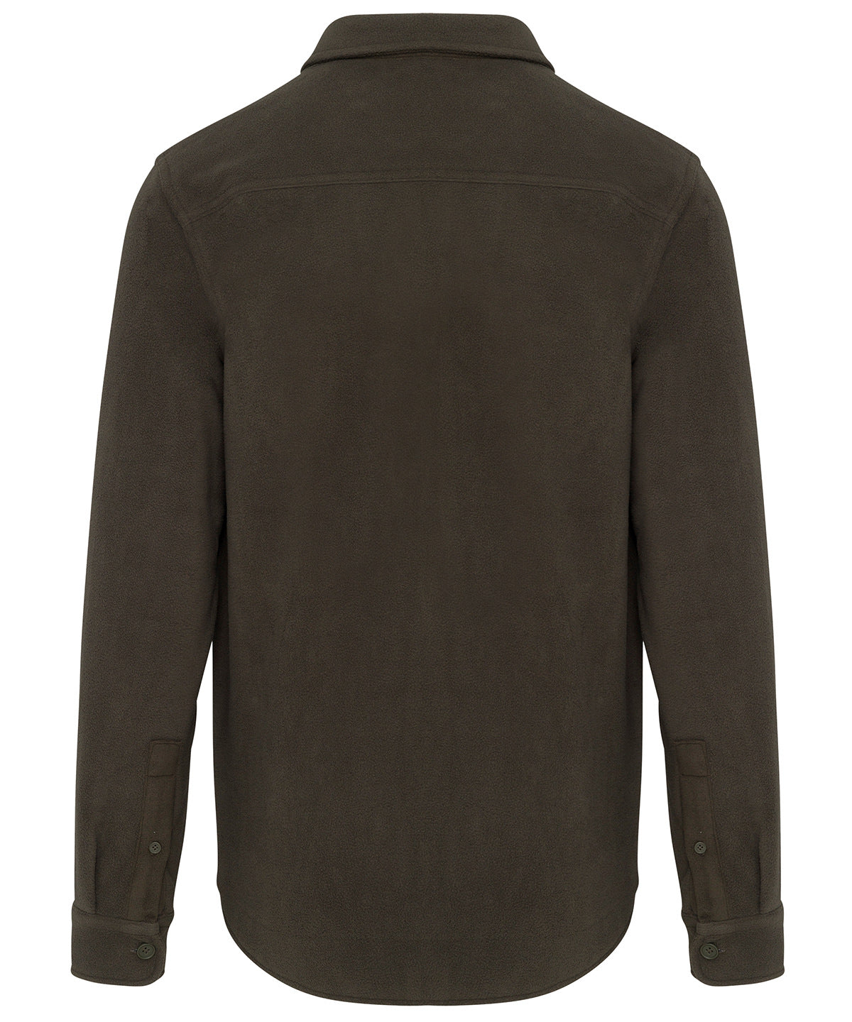 Sherpa-lined fleece overshirt