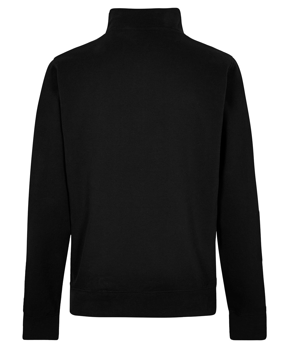 Regular fit 1/4-zip piqué sweatshirt