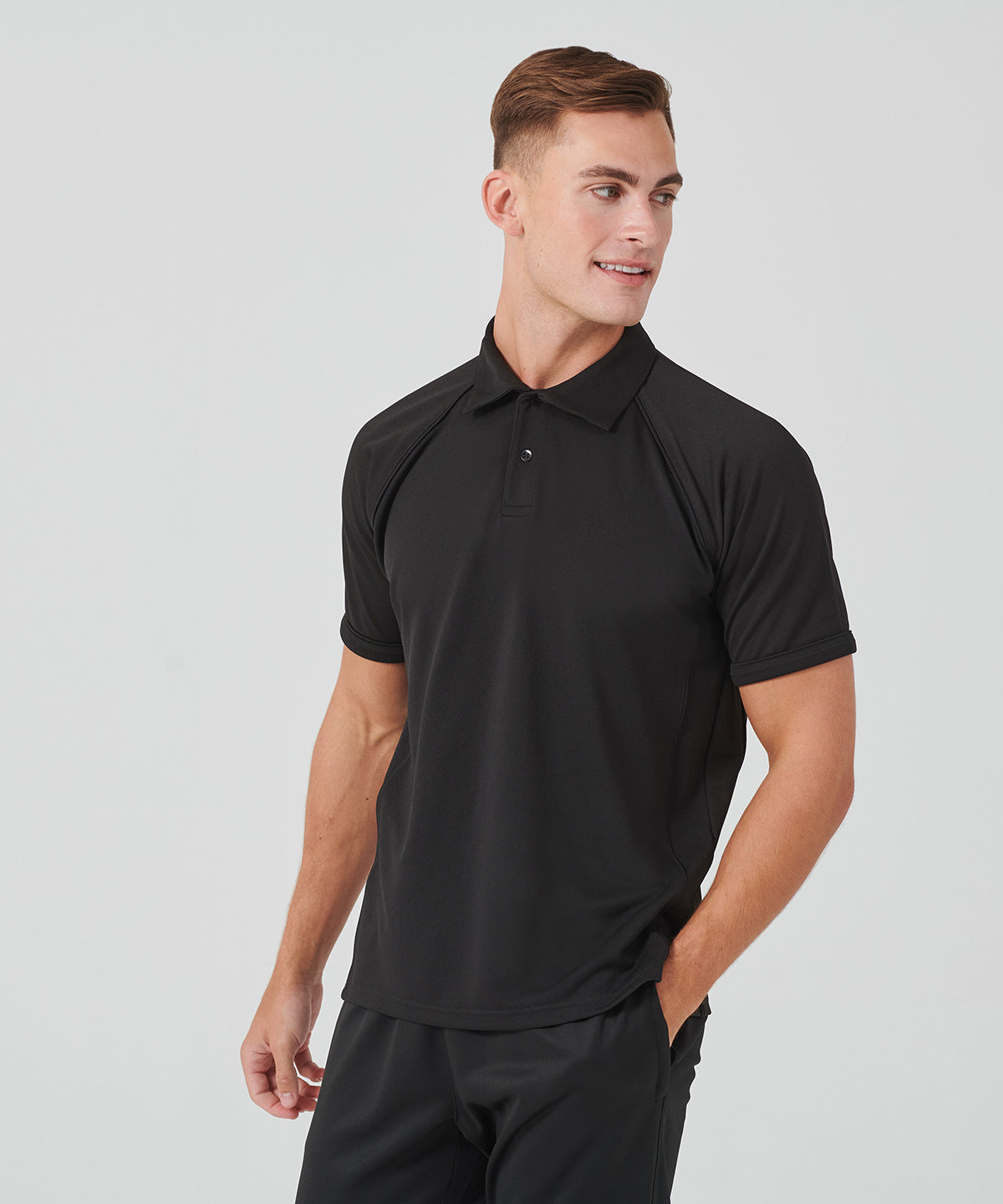 Piped performance polo