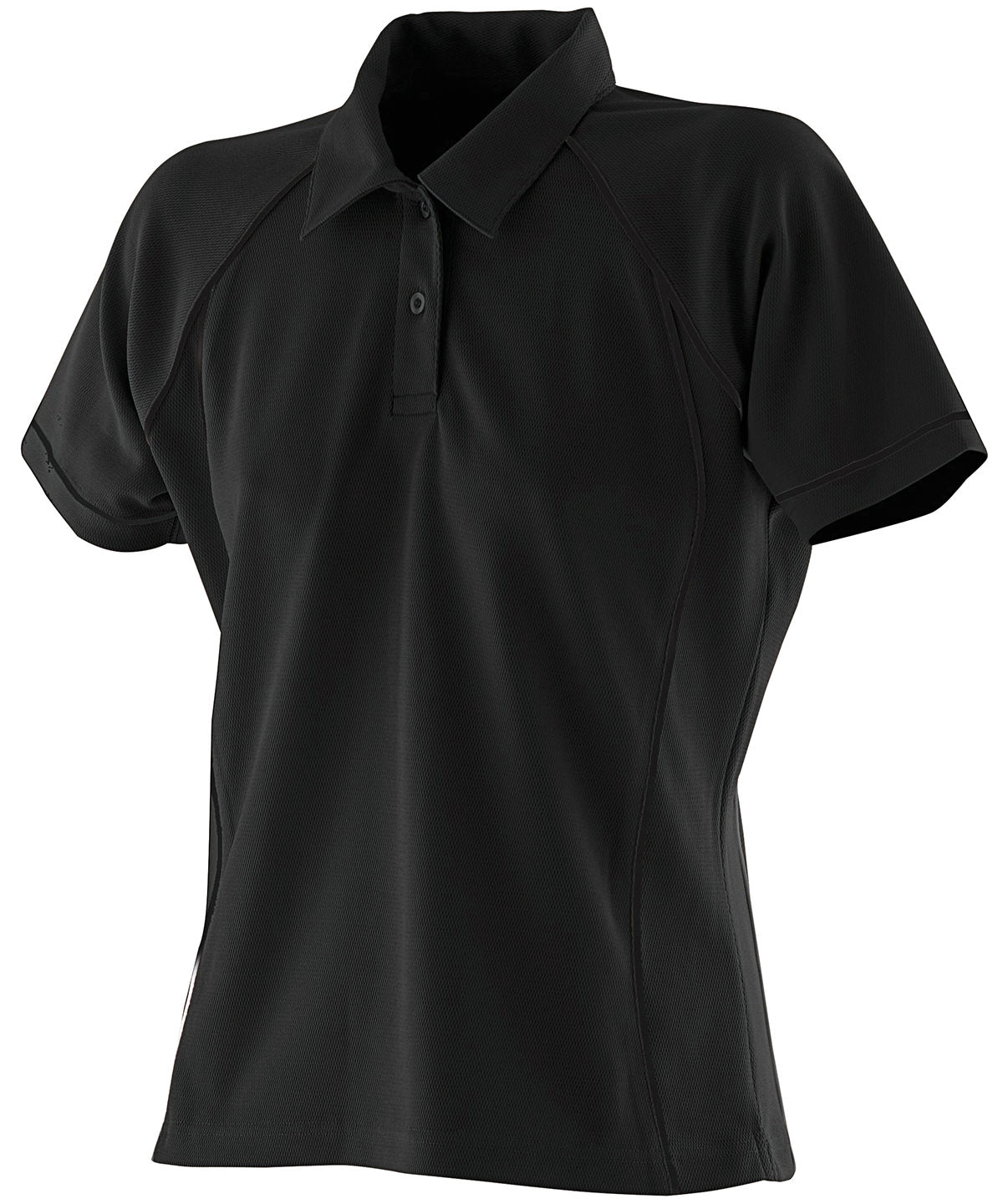 Women's piped performance polo