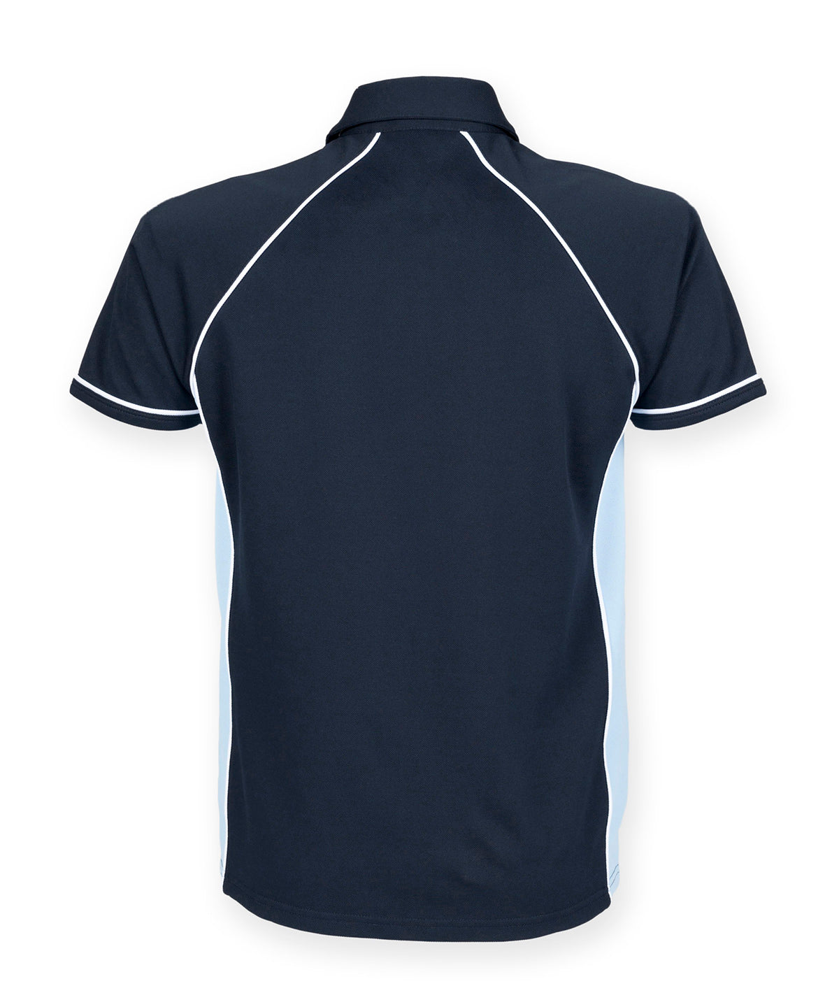 Kids piped performance polo