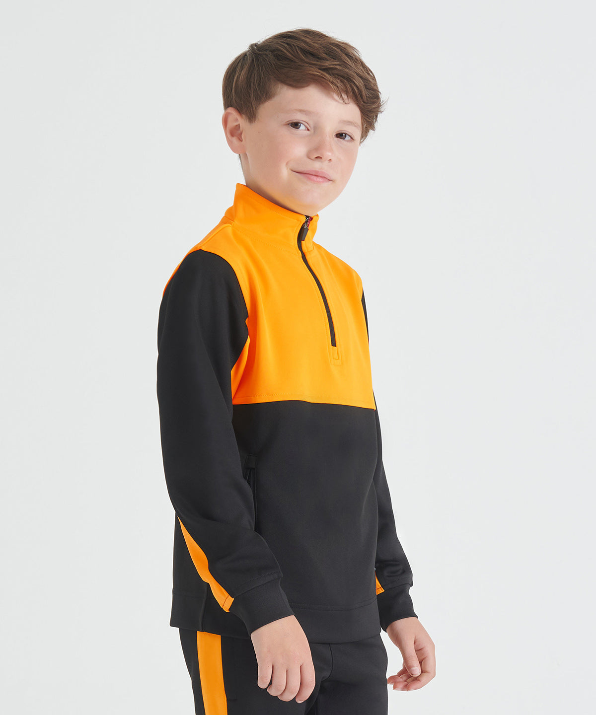 Kids ¼-tracksuit top