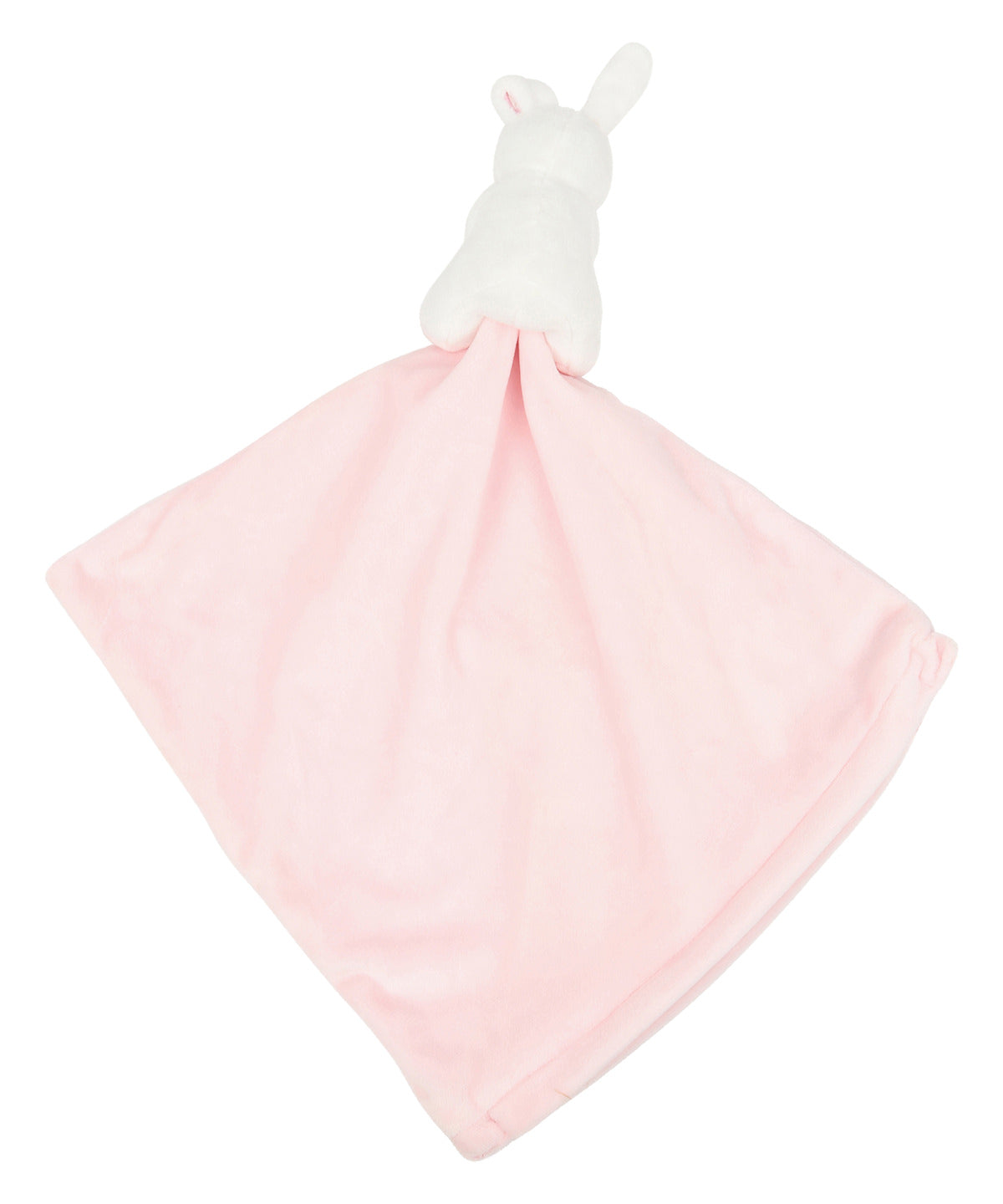 Baby animal comforter with rattle