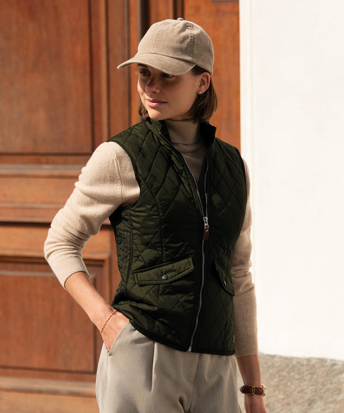 Women’s Camden – diamond quilted gilet