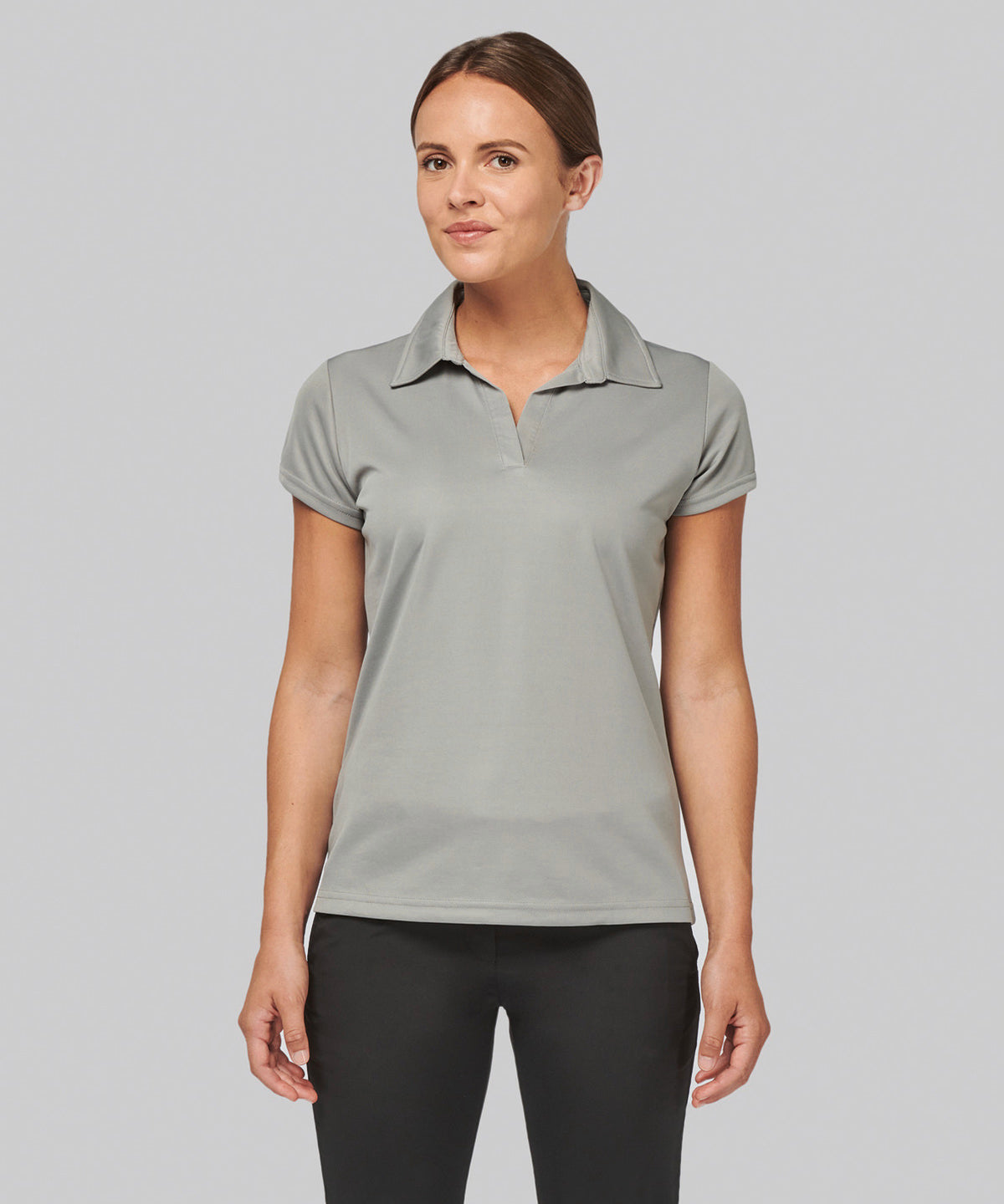 Ladies' short-sleeved polo shirt