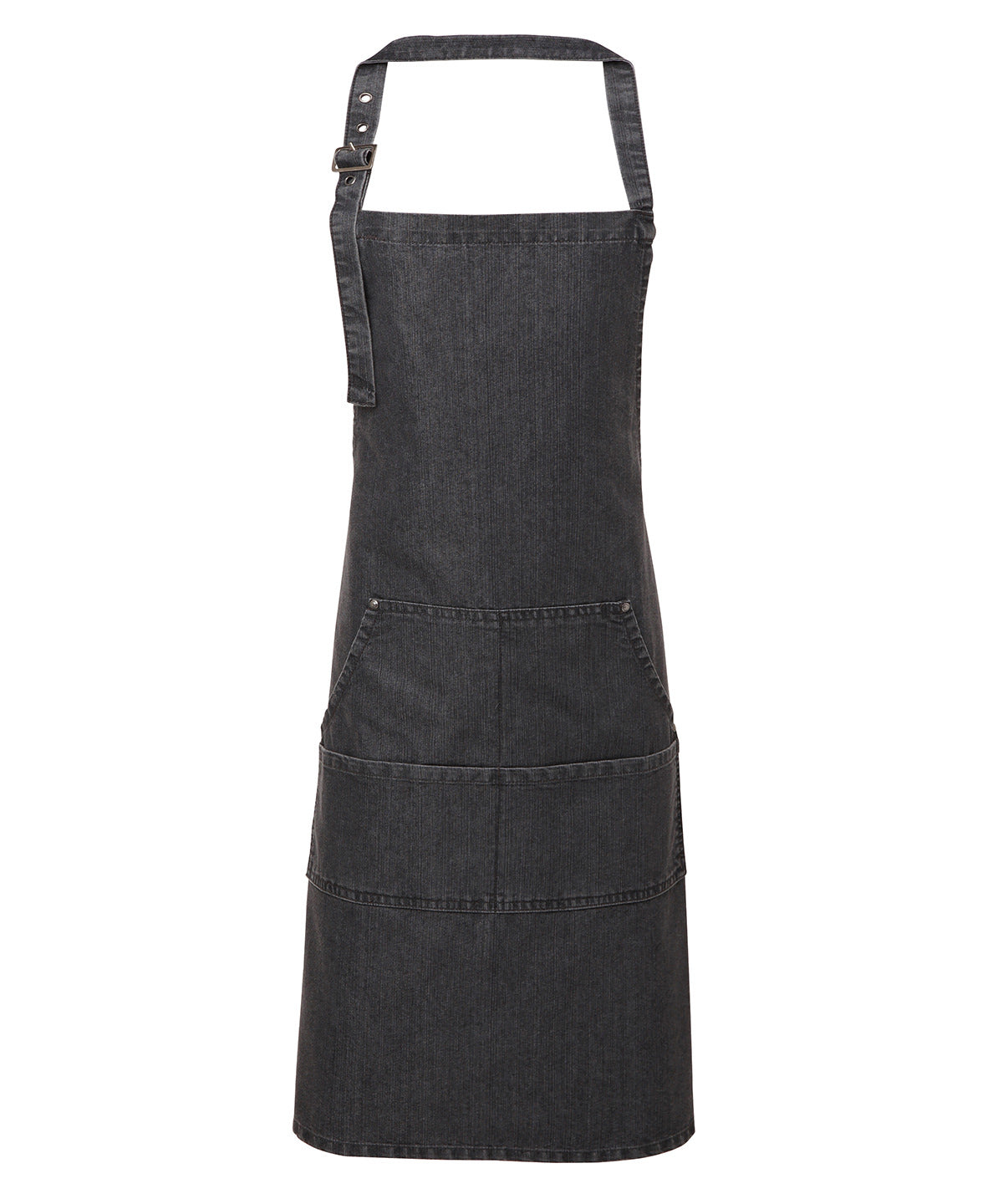 Jeans stitch bib apron