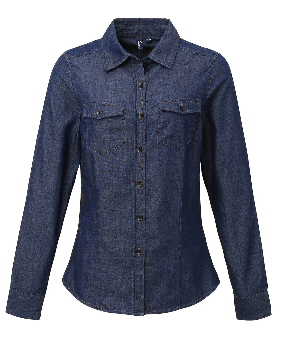 Women's jeans stitch denim shirt