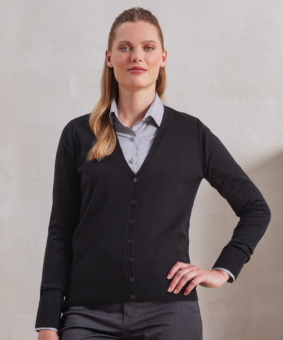 Women's 'essential' acrylic cardigan