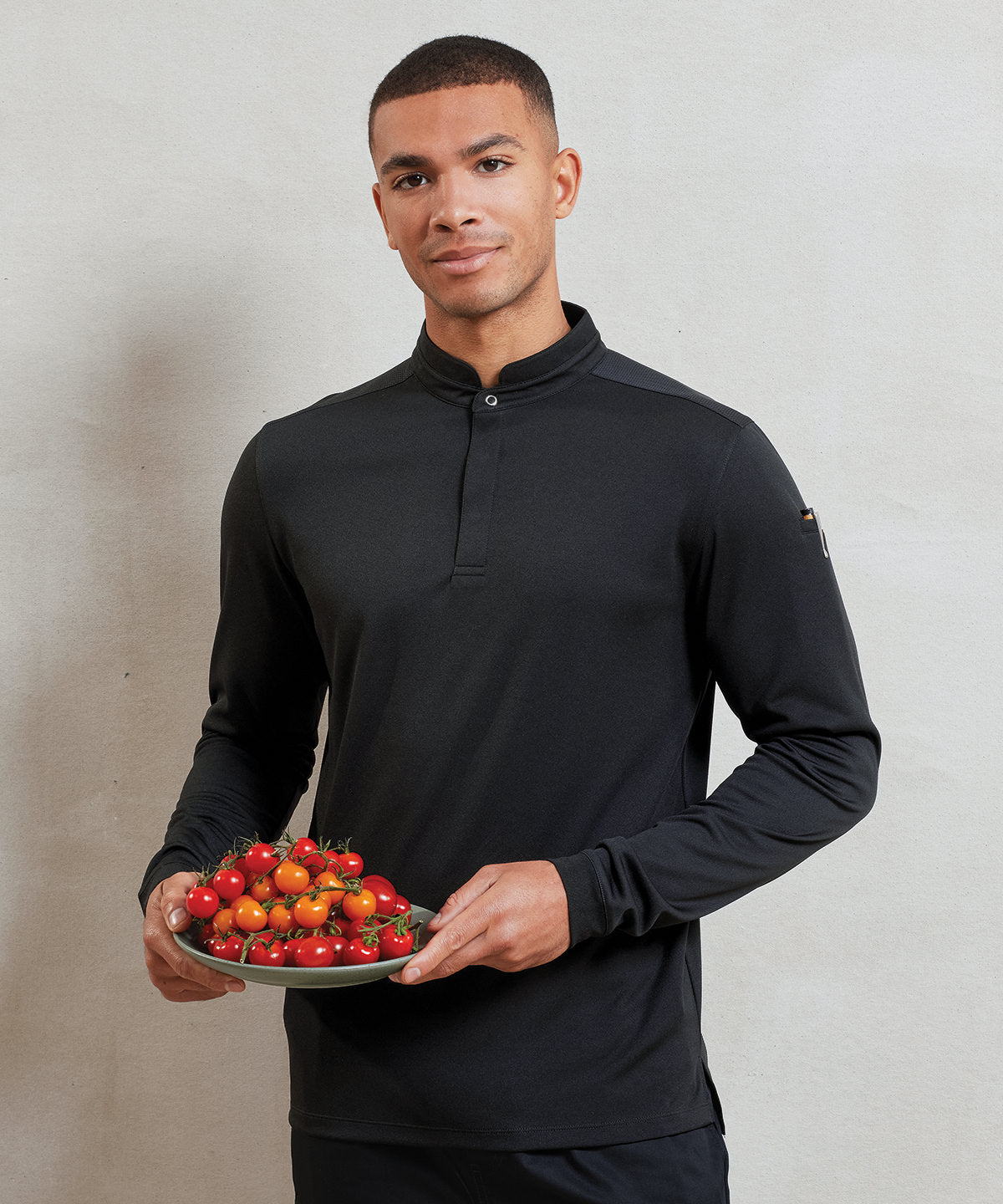 Essential Coolchecker® long sleeve chef’s shirt