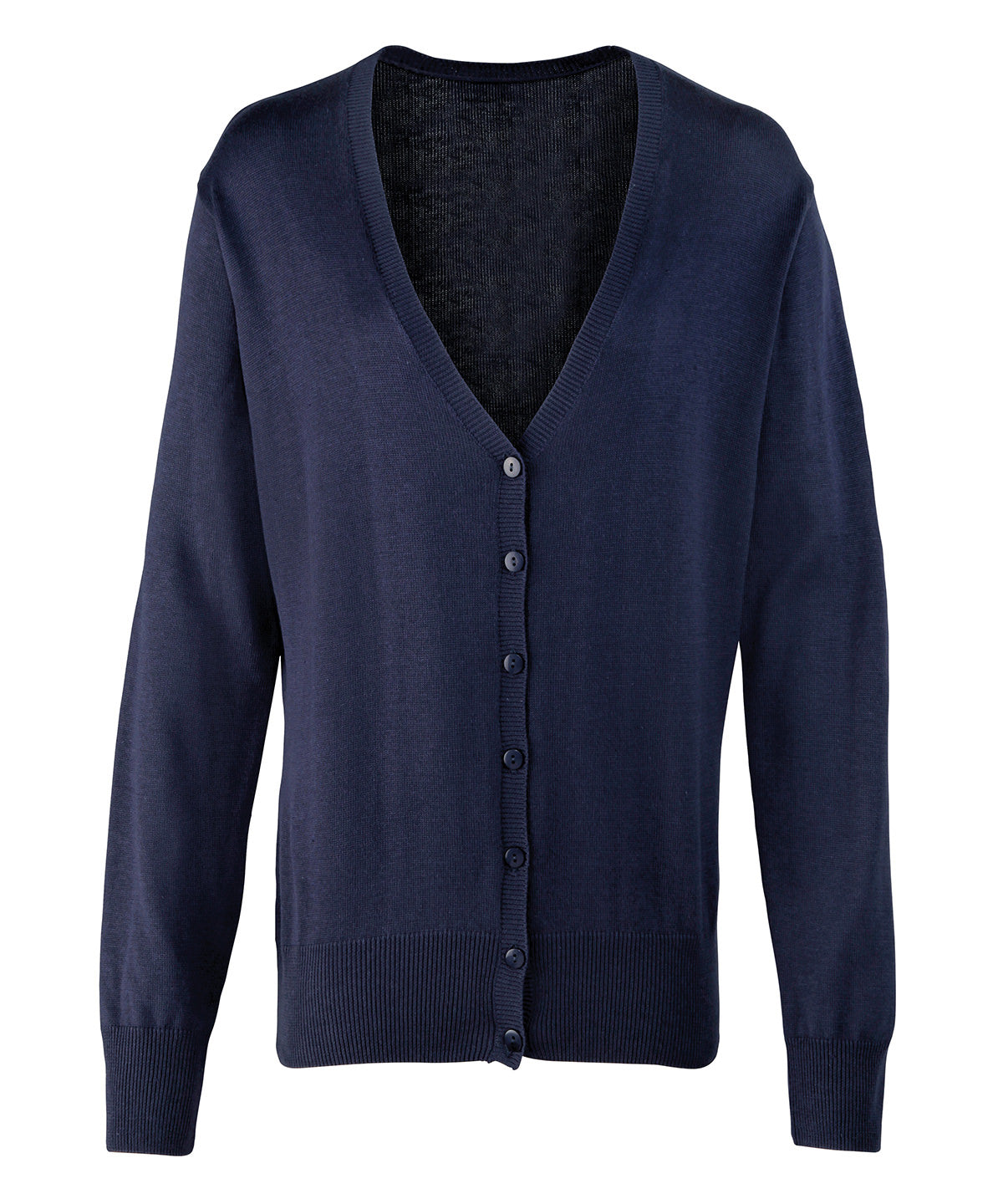Women's button-through knitted cardigan