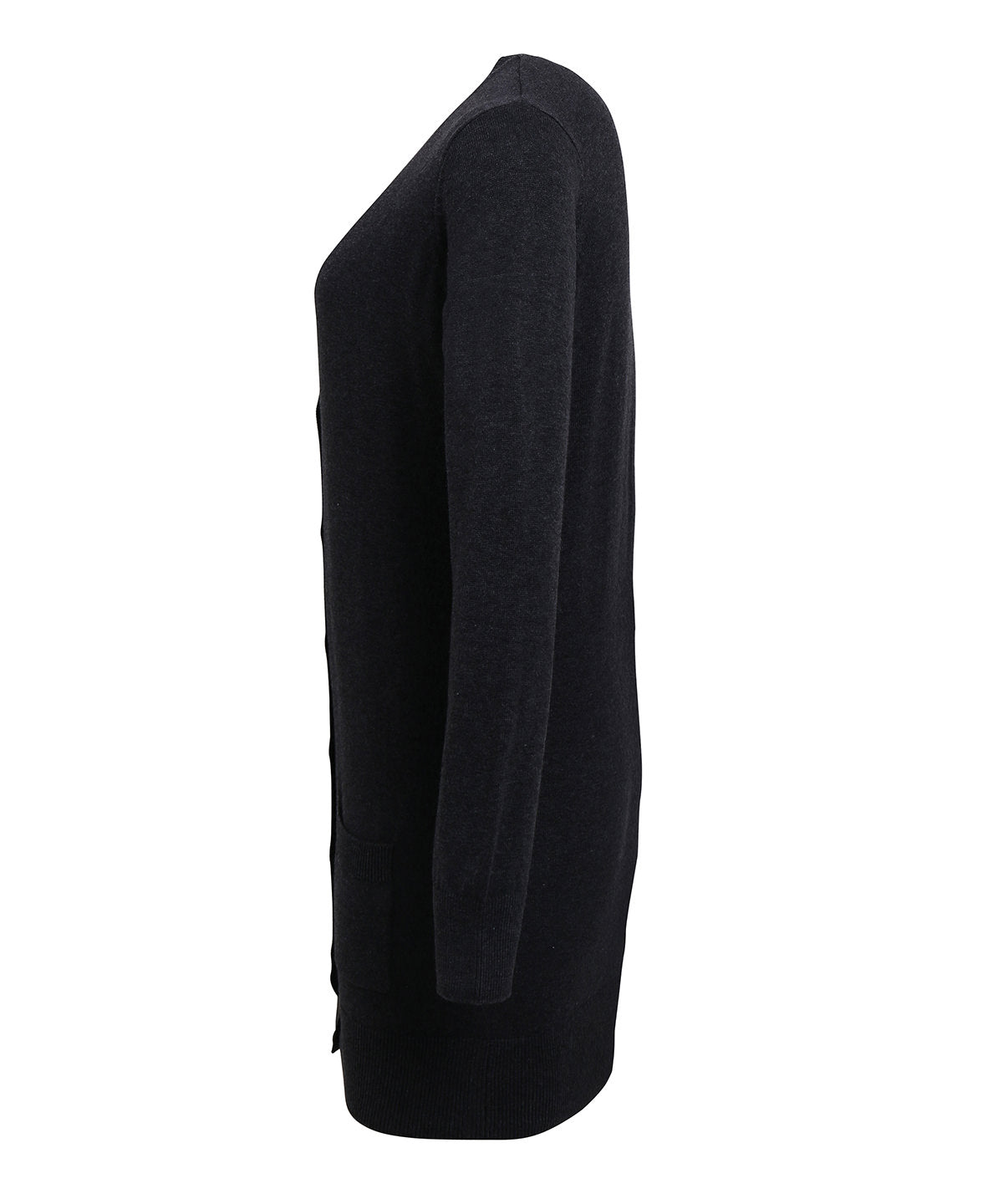 Women's longline knitted cardigan