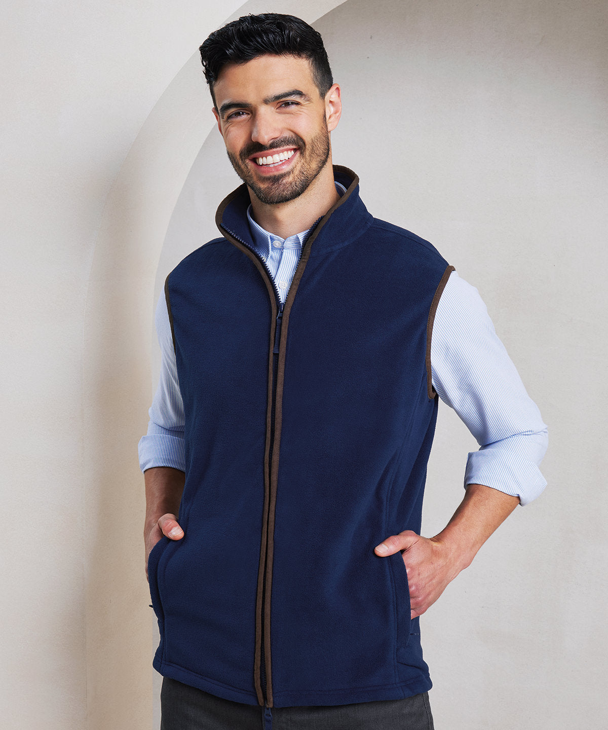 Artisan fleece gilet