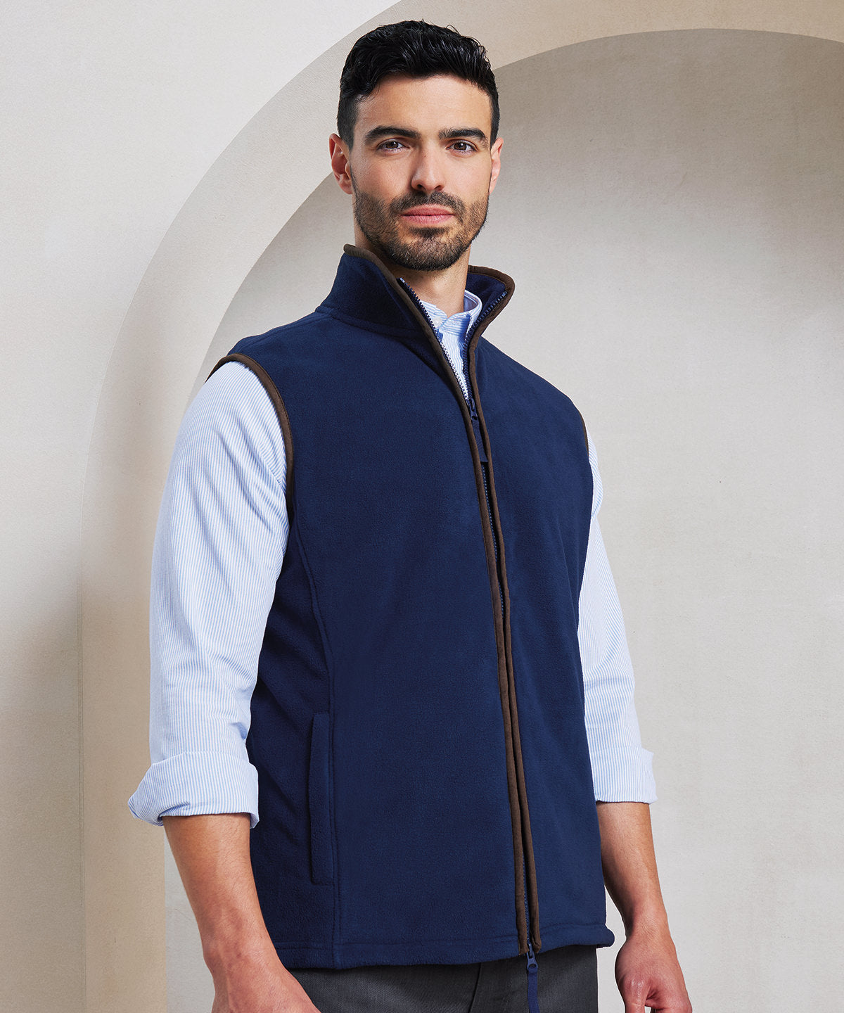 Artisan fleece gilet