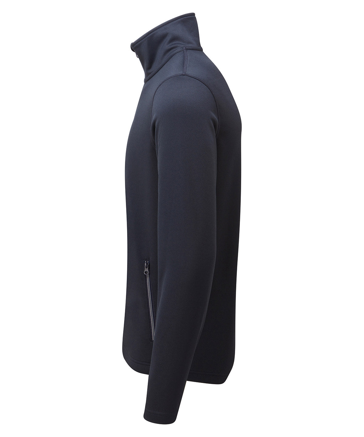 Men's spun dyed sustainable zip-through sweatshirt