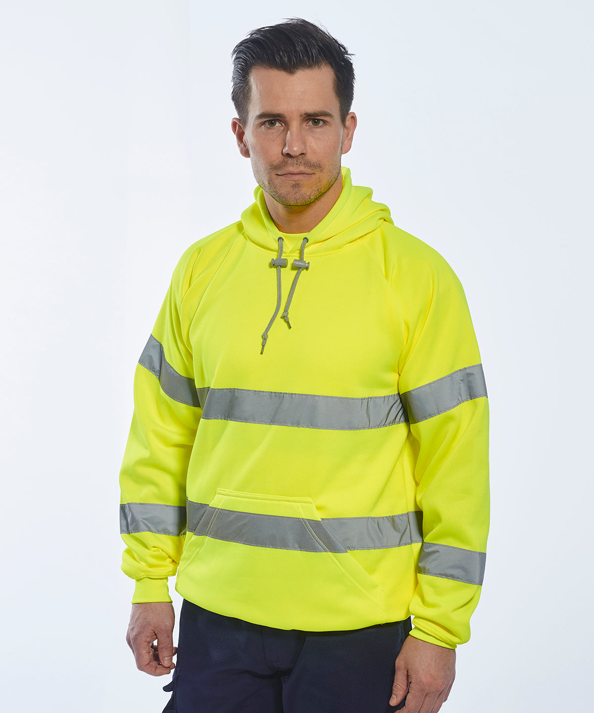 Hi-vis hooded sweatshirt (B304)