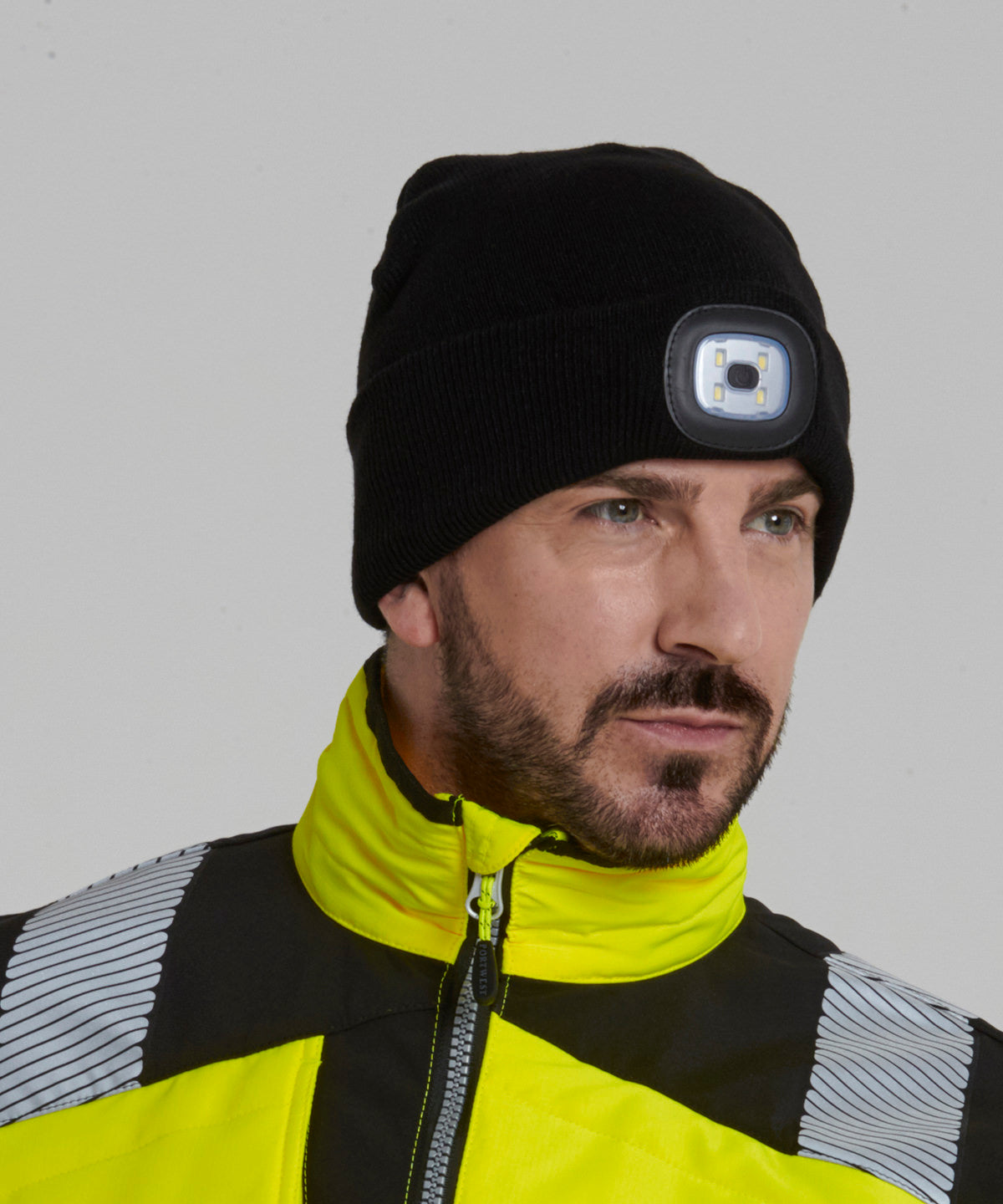 Beanie LED headlight USB rechargeable (B029)