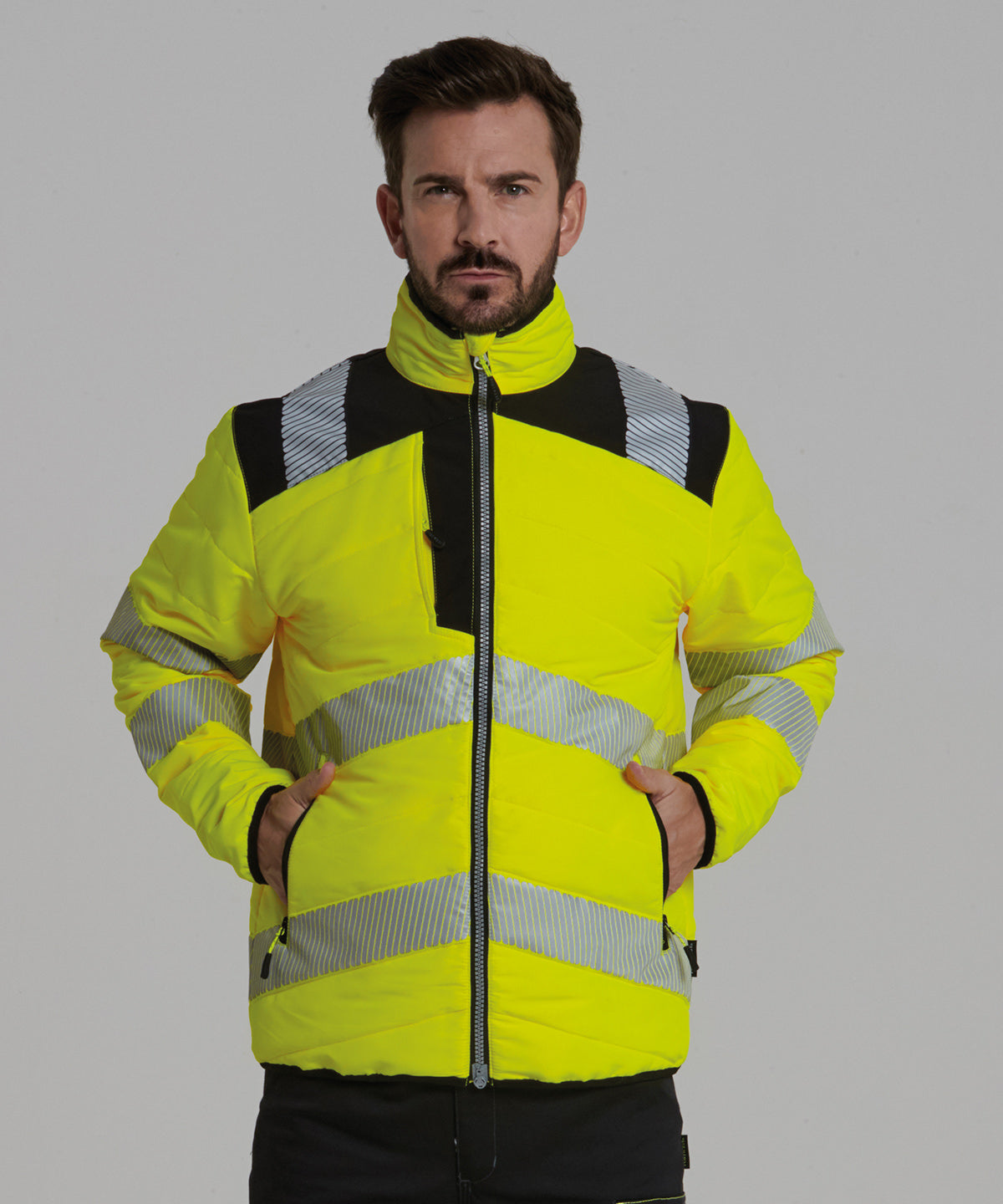 PW3 Hi-vis baffle jacket (PW371)