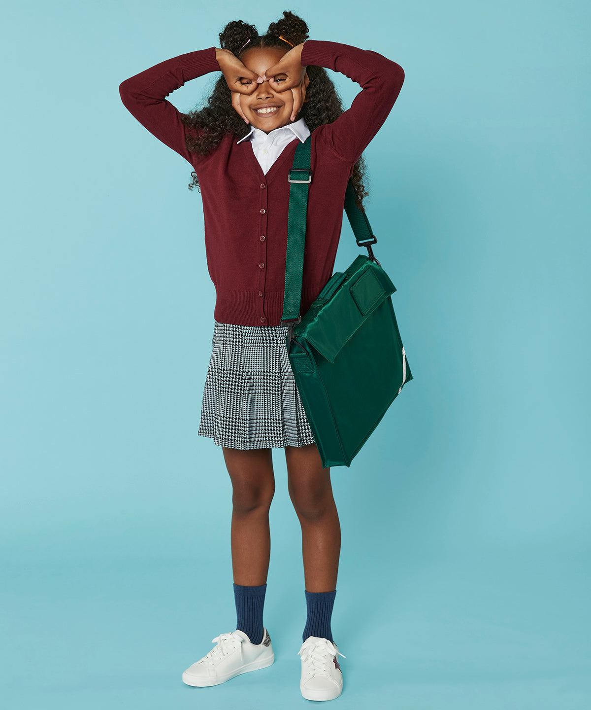 Junior book bag with strap