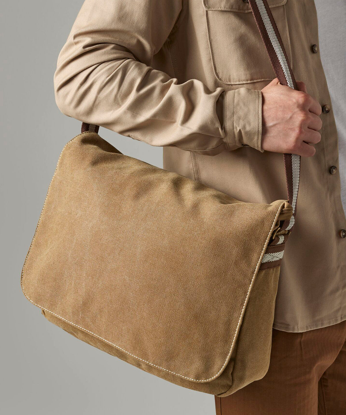 Vintage canvas despatch bag