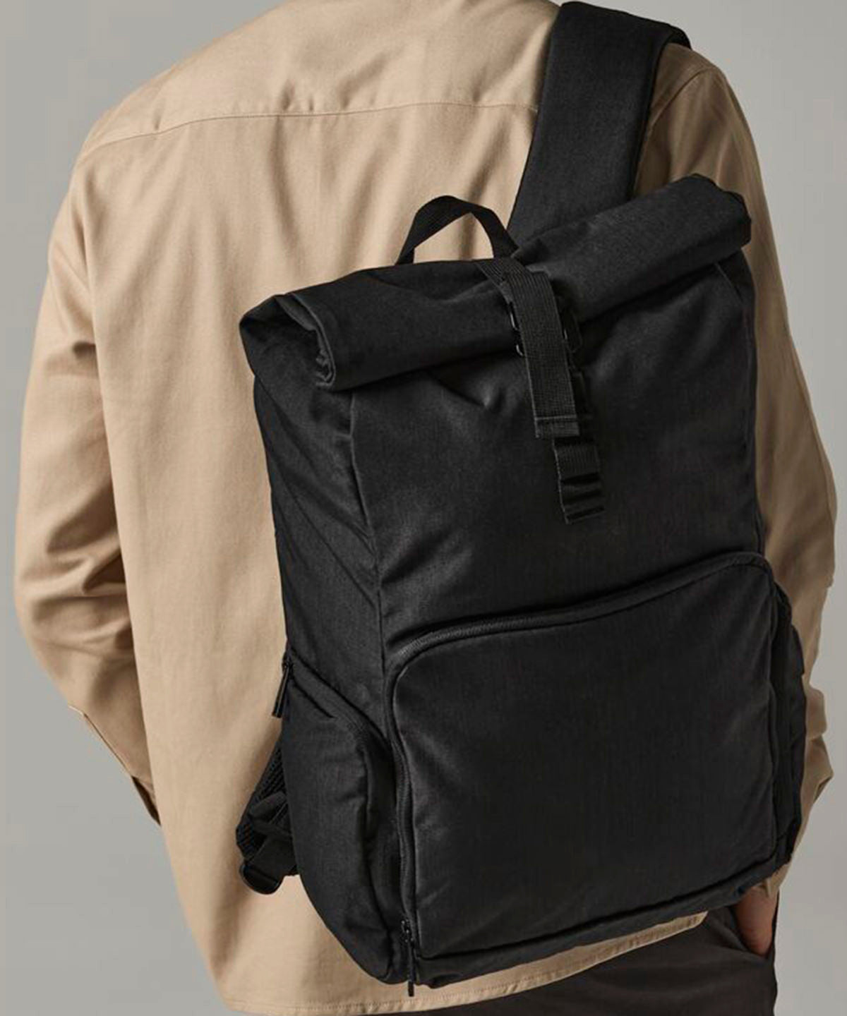 Q-Tech charge roll-top backpack