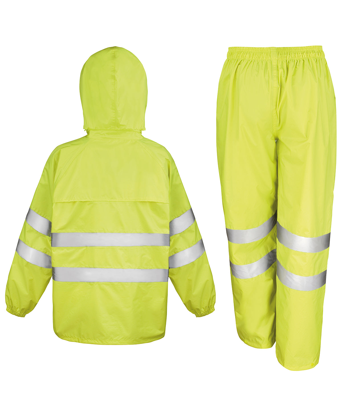 High-viz waterproof suit