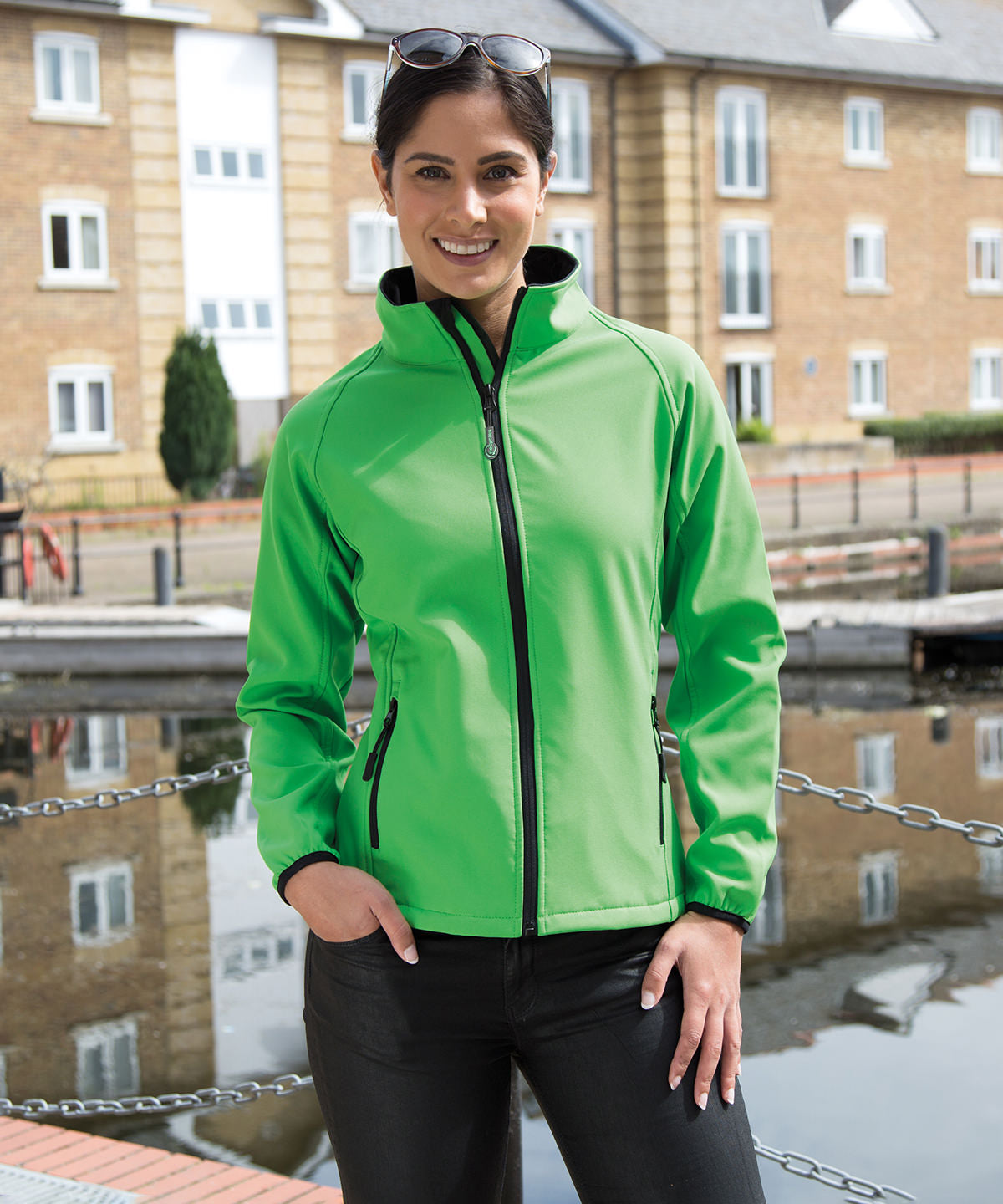 Women's Core printable softshell jacket