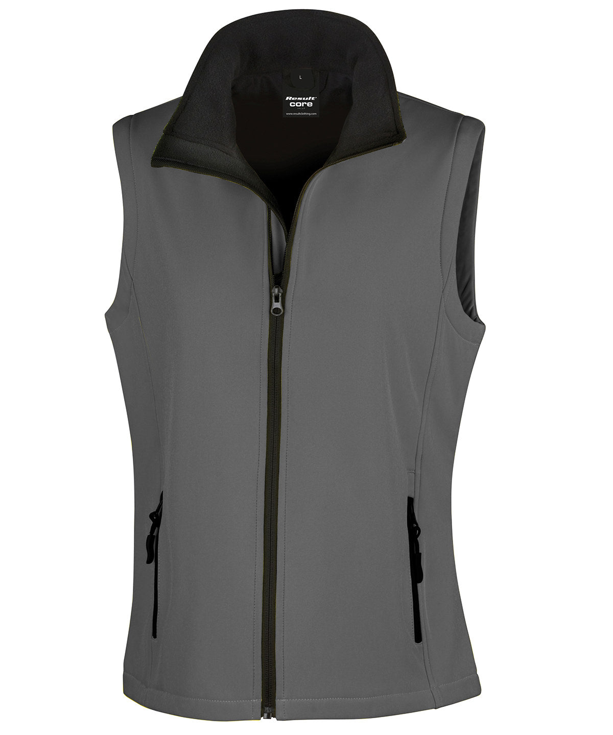 Women's printable softshell bodywarmer