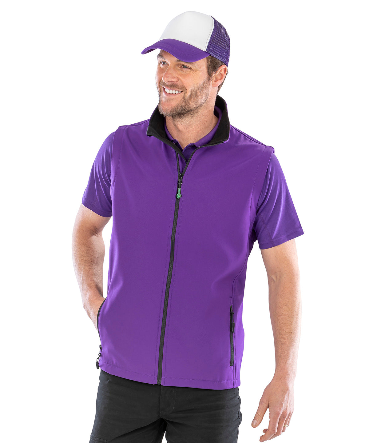 Printable softshell bodywarmer