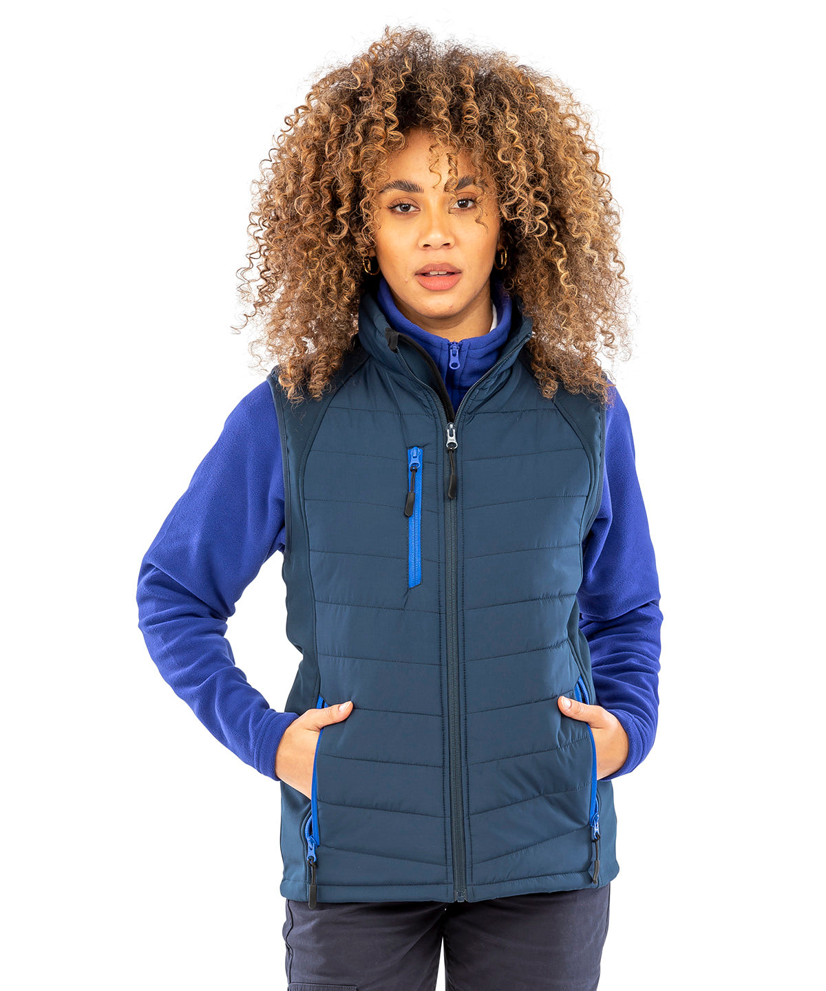 Compass padded softshell gilet 