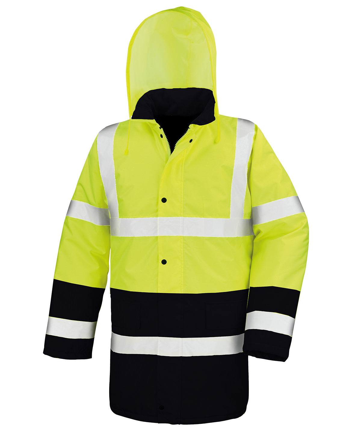 Motorway two-tone safety coat