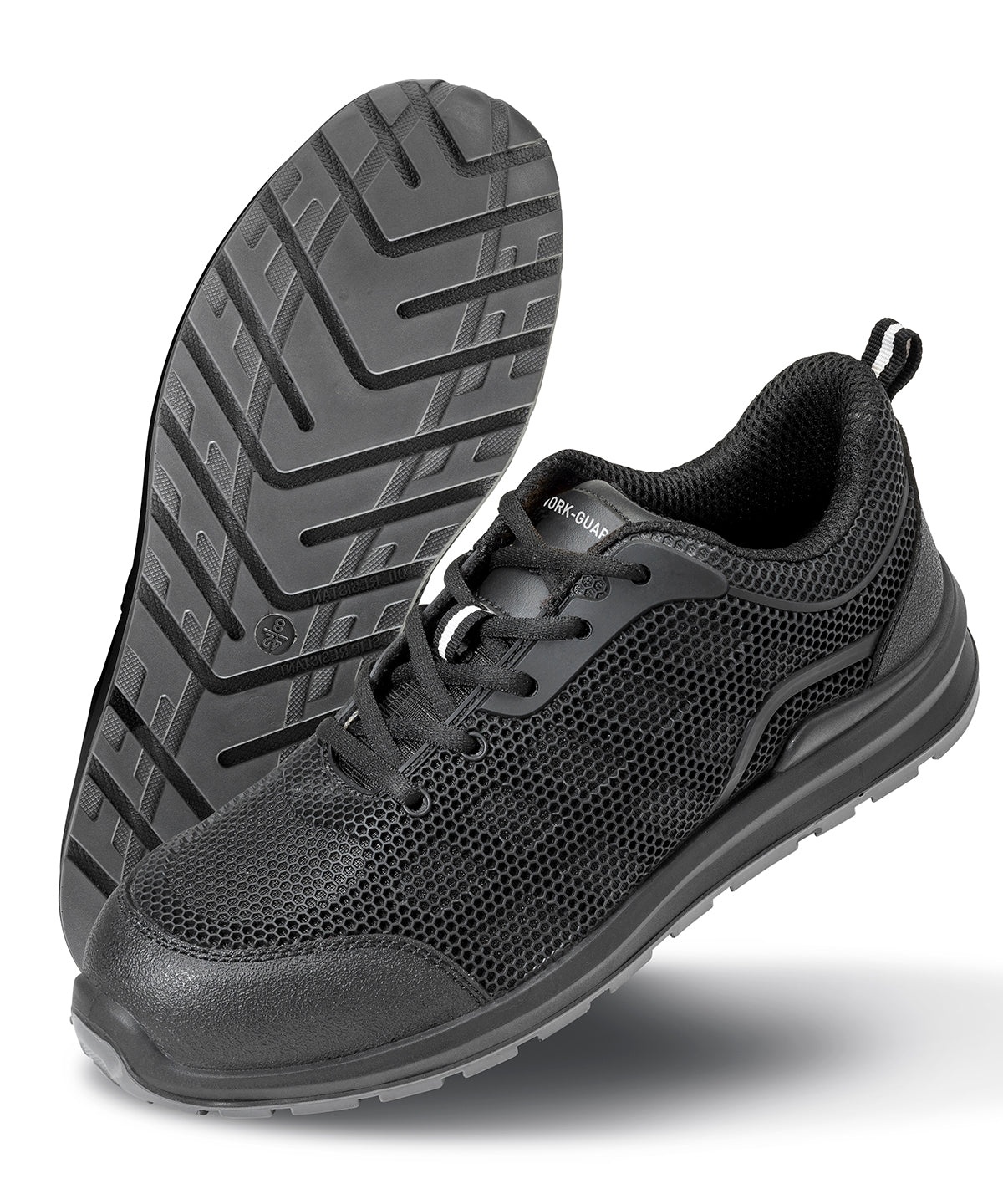 All-black safety trainer 