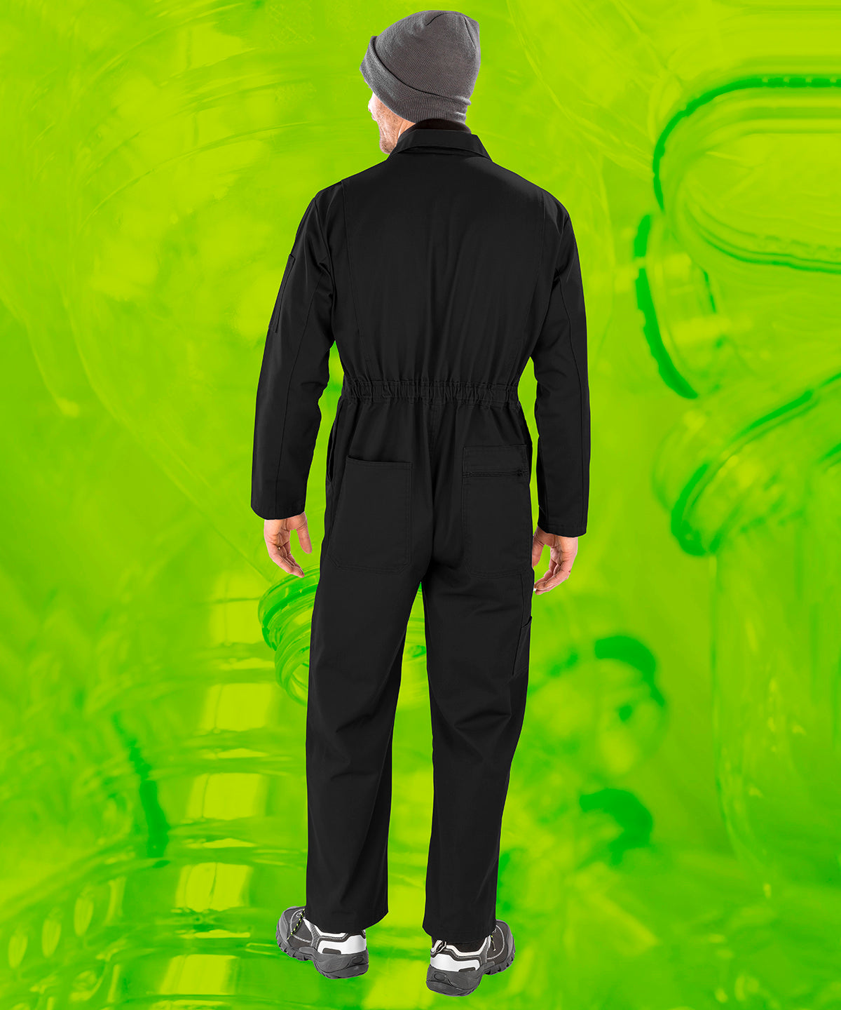 Recycled action overalls