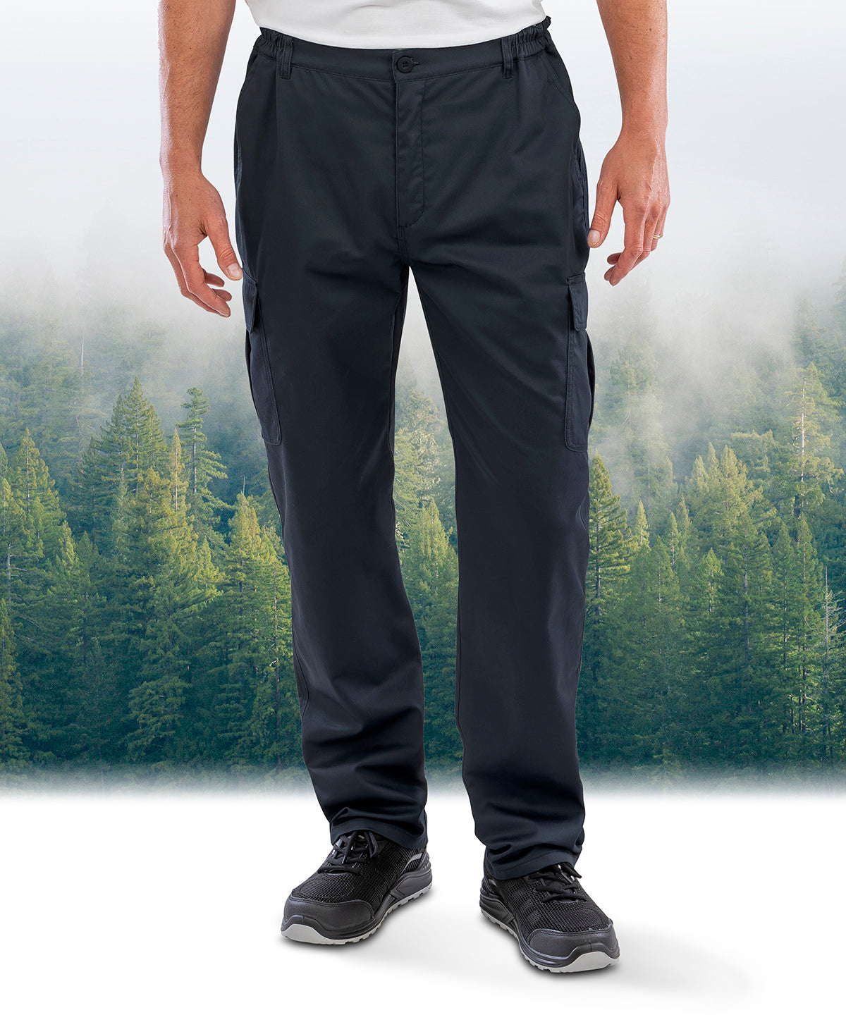 Recycled work-guard utility trousers