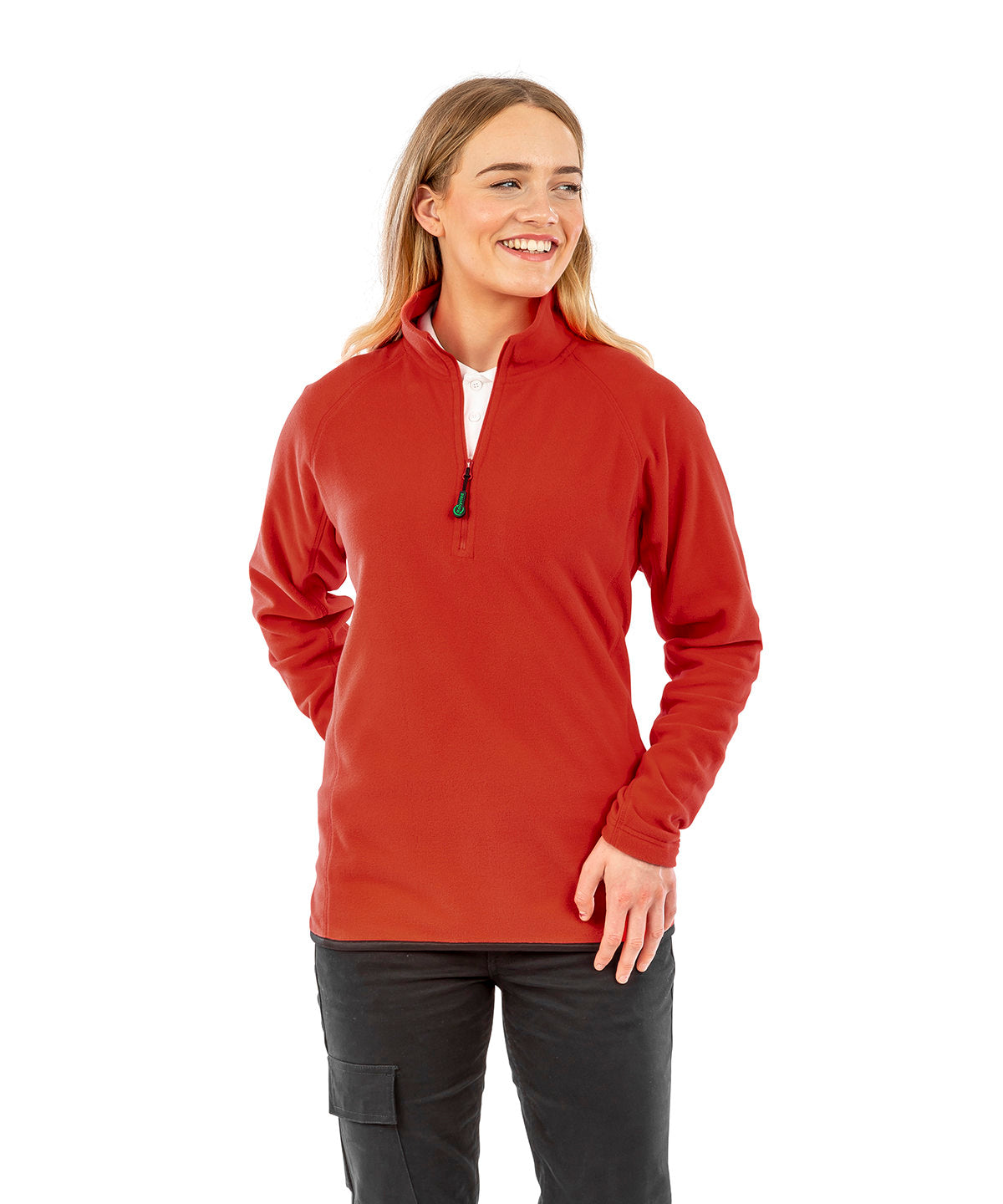 Recycled microfleece top