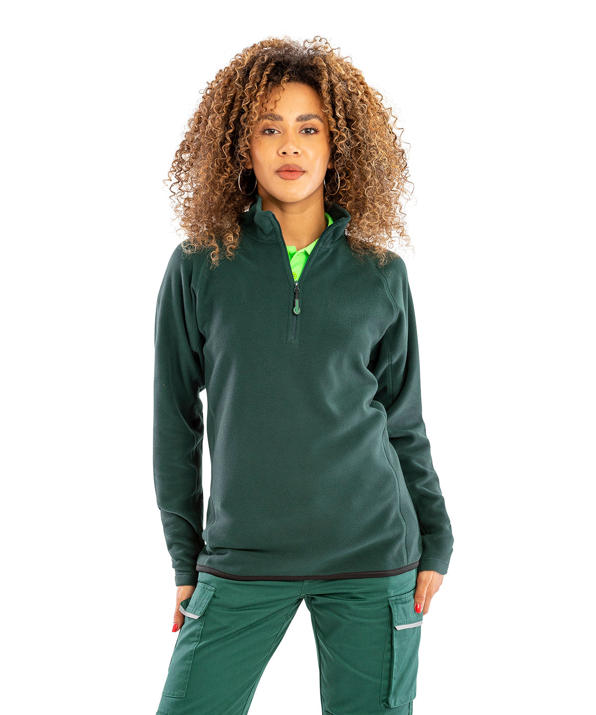 Recycled microfleece top