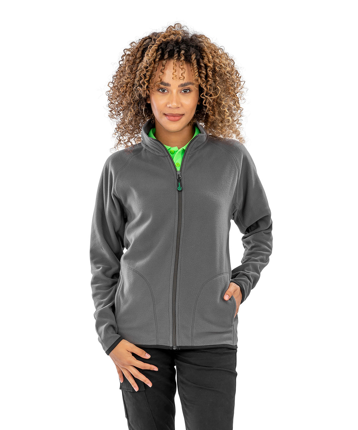 Recycled microfleece jacket