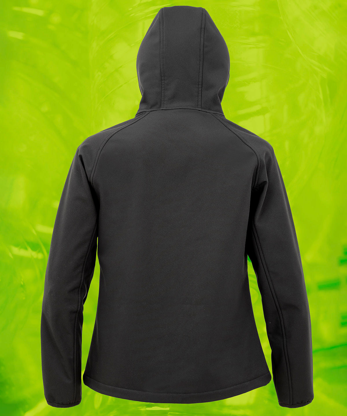 Women’s recycled 3-layer printable hooded softshell